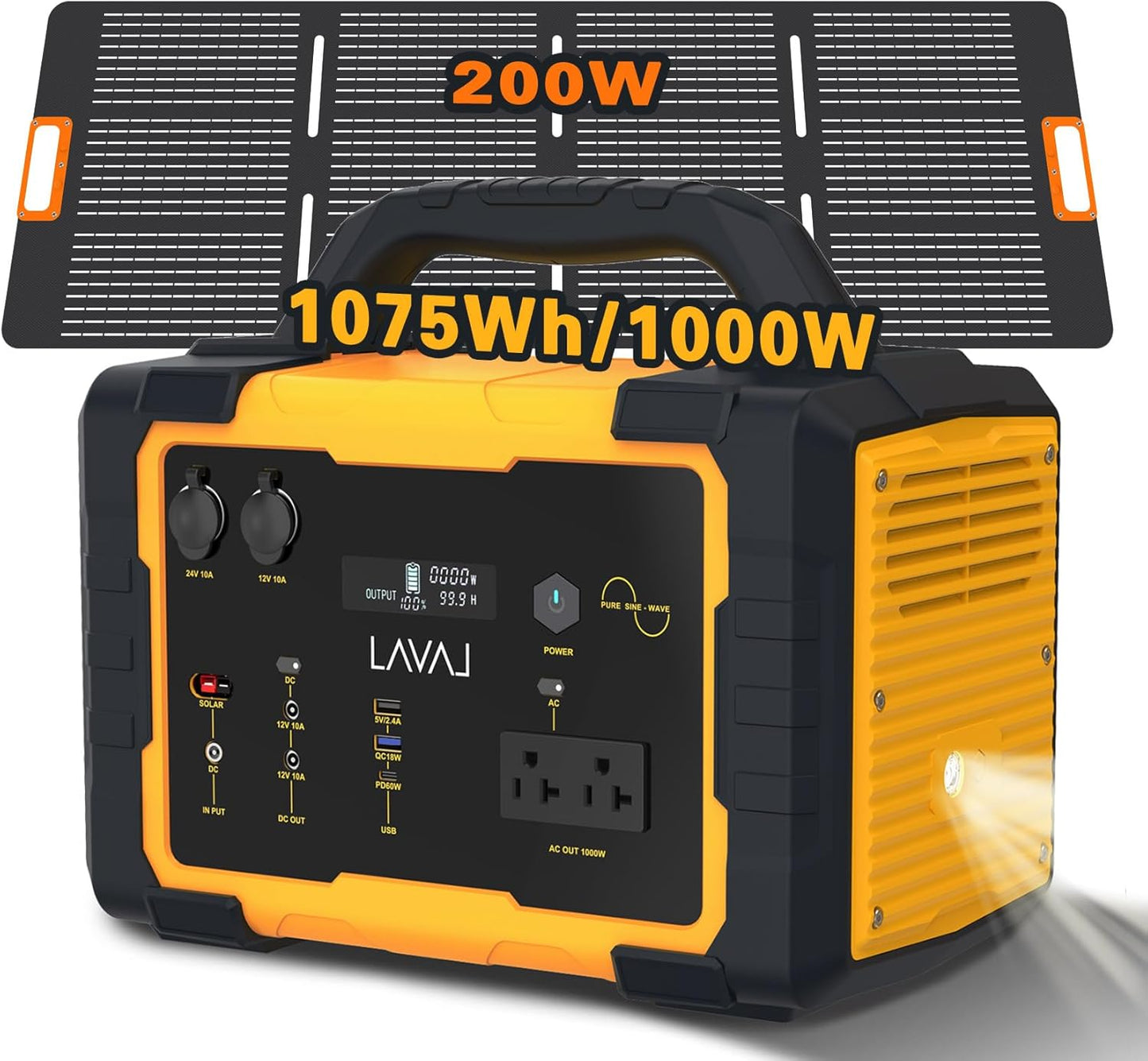 Portable Solar Power Station - Stay Powered Anywhere!