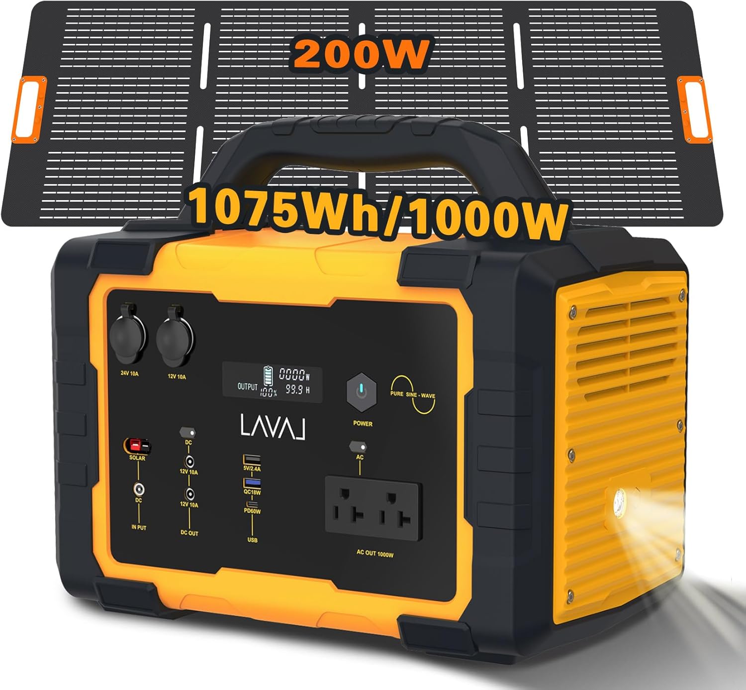 Portable Solar Power Station - Stay Powered Anywhere!