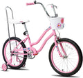JOYSTAR Manteca 20 in Kids Bike with Training Wheels - Classic Banana