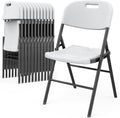 VINGLI Folding Chairs Heavy Duty Foldable Chair - Durable Seating