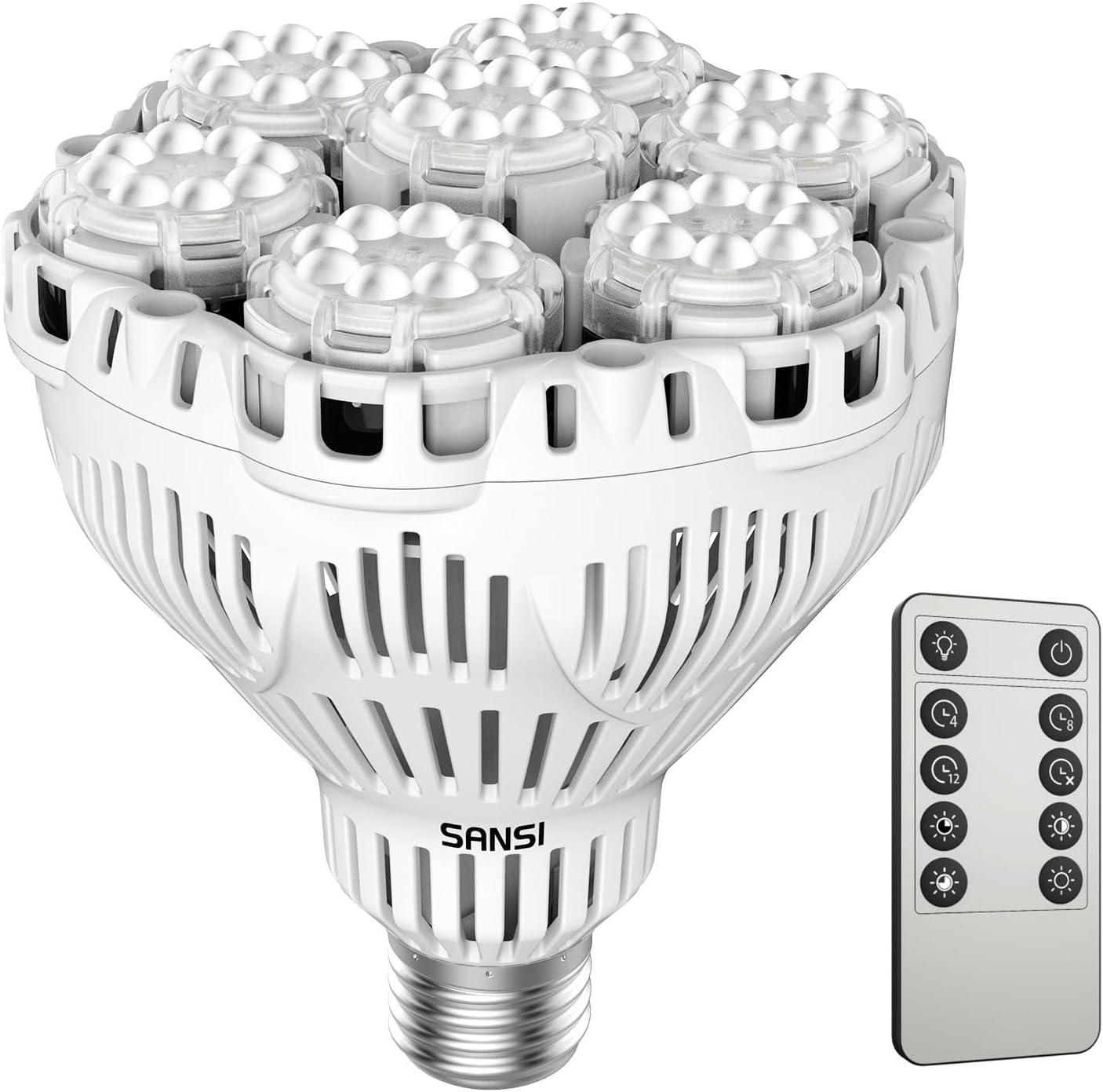 SANSI Dimmable Grow Light Bulb Full Spectrum for Indoor Plants