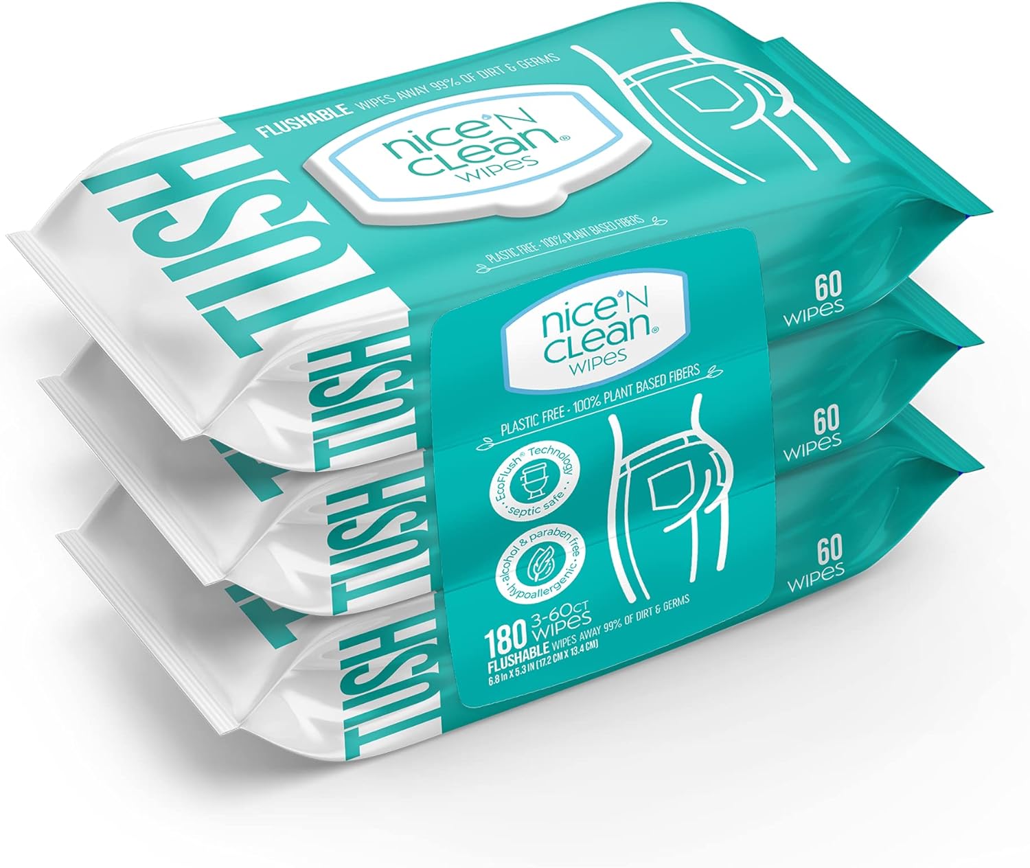 Plant-Based Personal Wipes | Aloe & Vitamin E Infused