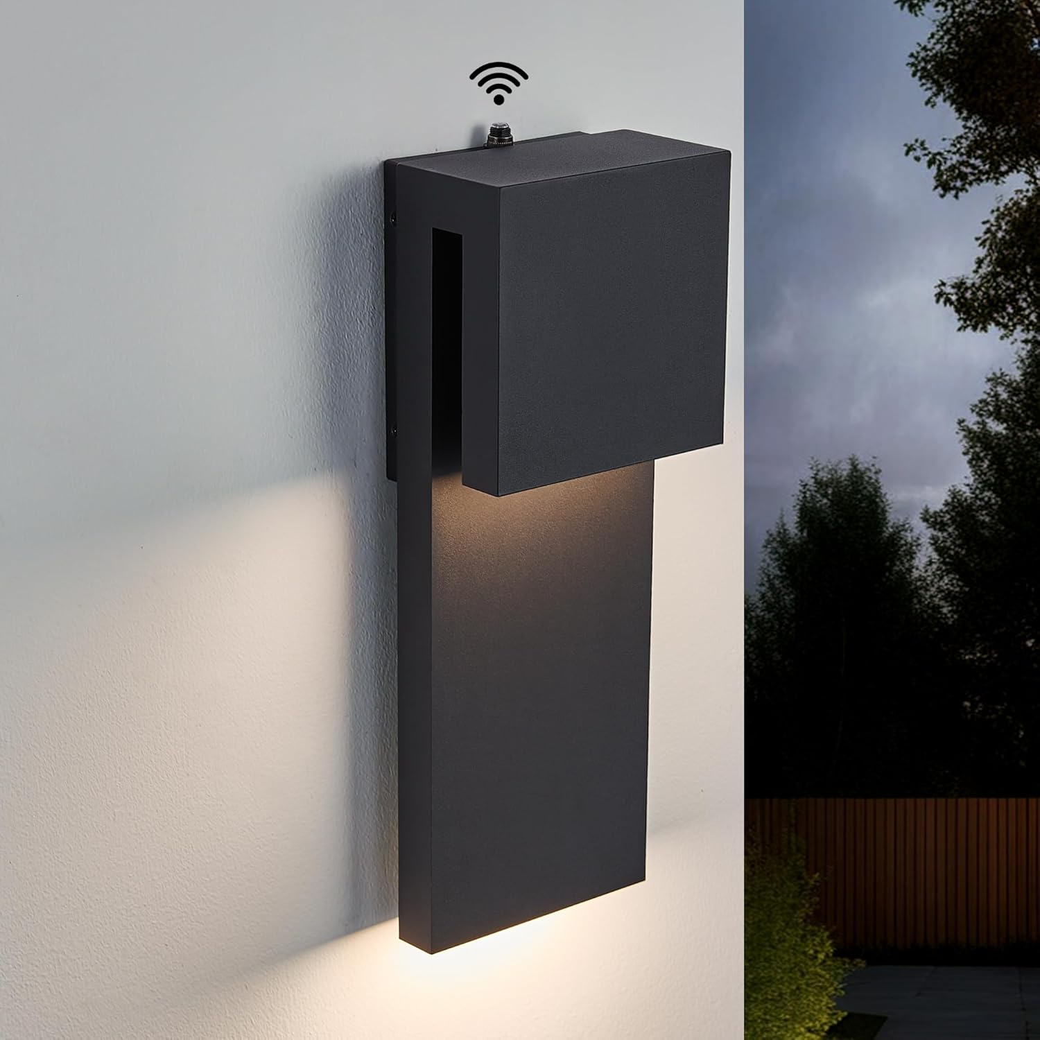 Dusk to Dawn Outdoor Lighting Fixture for Modern Homes