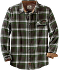 Men's Relaxed Fit Cotton Flannel Shirt for Comfortable Everyday Wear