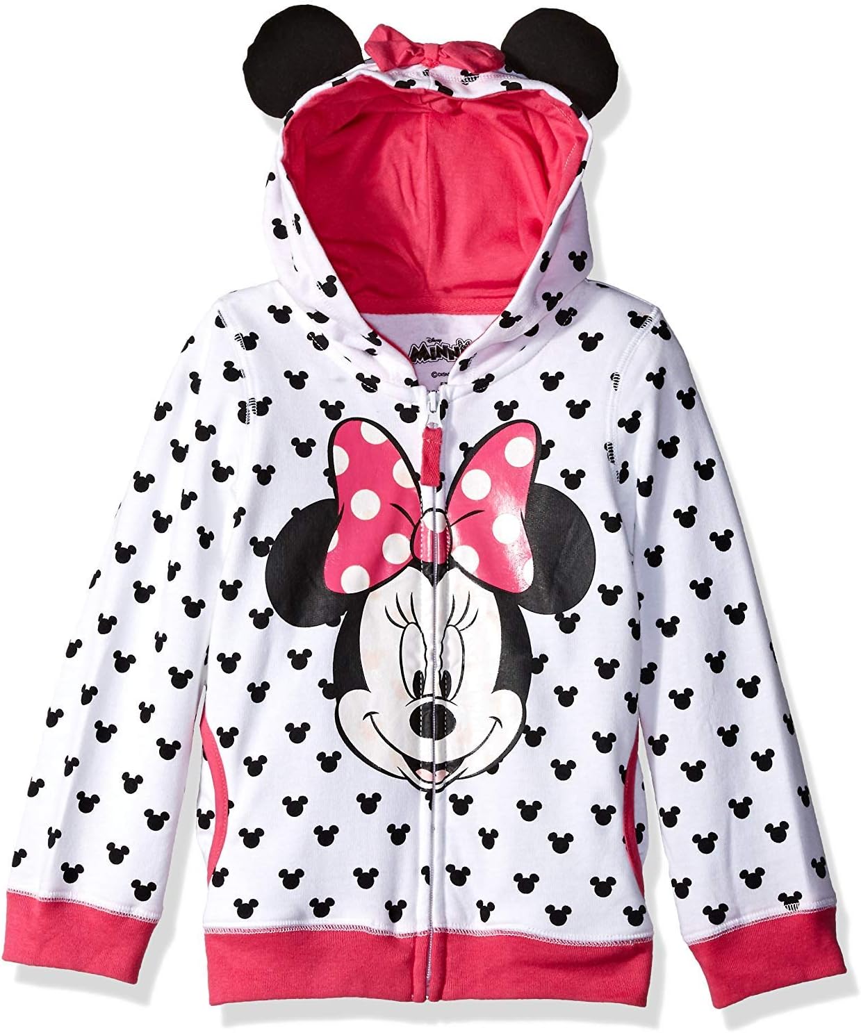 Minnie Mouse Hoodie with Cute Bow & Ears