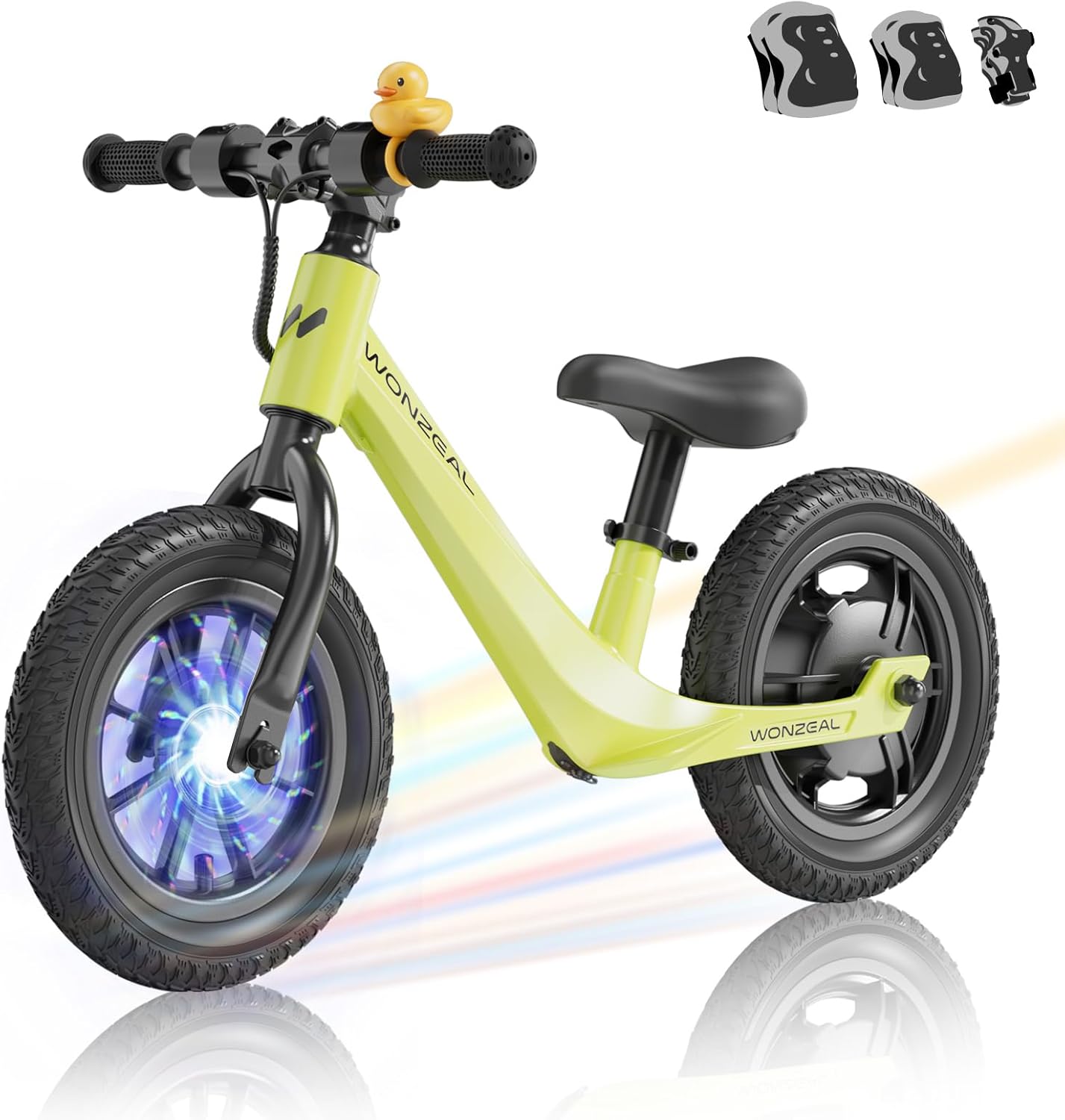 Electric Balance Bike for Kids Ages 3-5, 150W Motor, Adjustable Seat