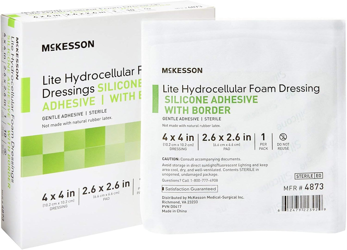 McKesson Lite Hydrocellular Foam Dressings for Wound Care