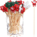 Christmas Tree Cocktail Picks - Festive Decor & Fun!