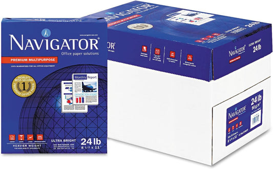 Navigator NMP1124: 99 Bright 24lb Paper - 5000 Sheets