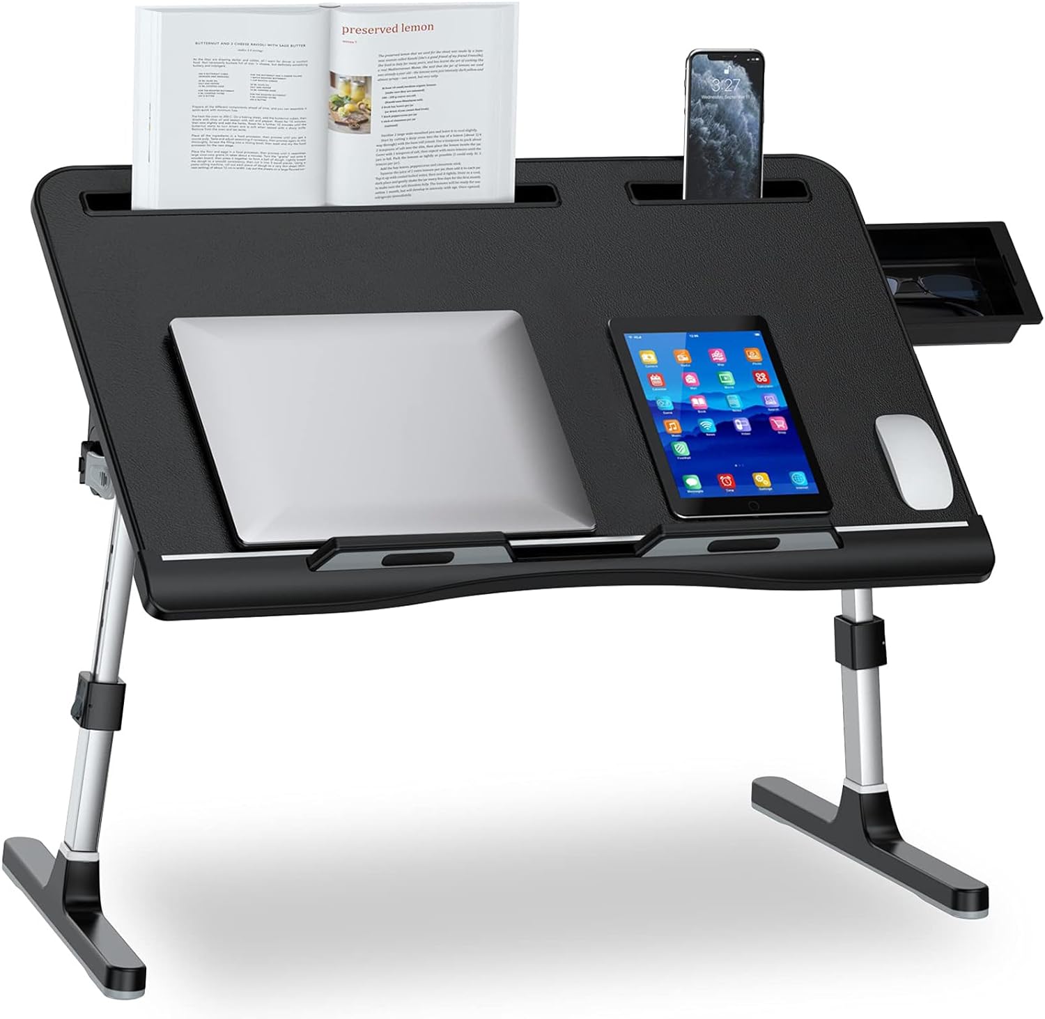 Luxury X-Large Laptop Bed Desk | Portable Work & Dining Tray | EVETTO