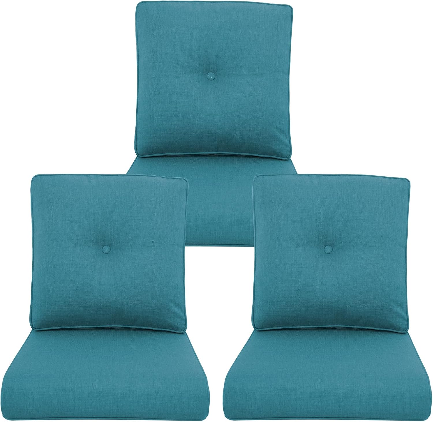 Outdoor Chair Cushions 3 Packs for Patio Glider Rocking Chairs