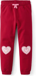 Cozy Valentine Fleece Jogger Sweatpants for Girls and Toddlers
