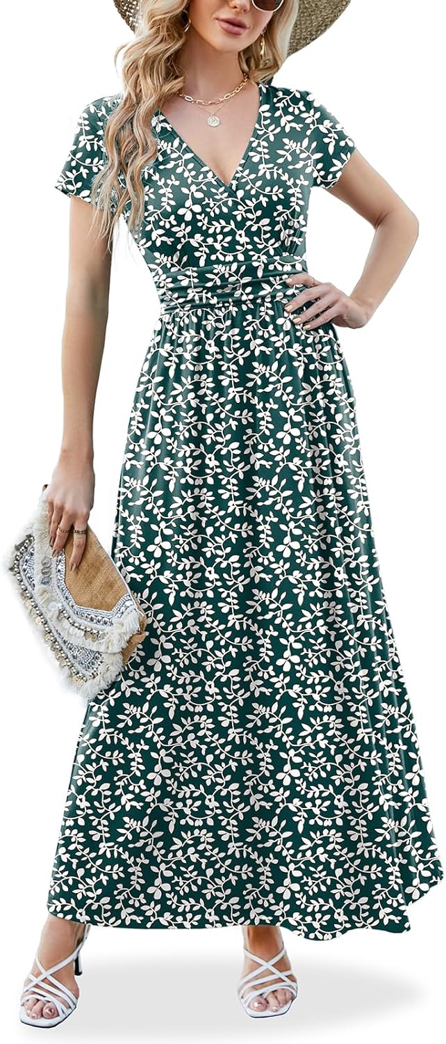 Elegant ANRILITA Maxi Dress for Women with Pockets and Style