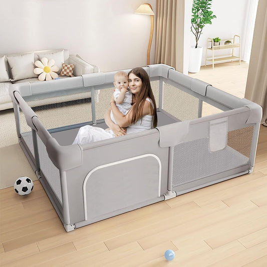 Secure Baby Playpen: Indoor/Outdoor Use