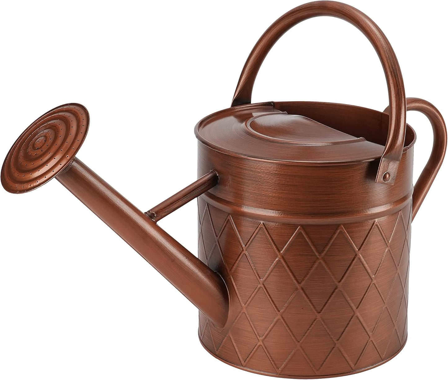 1.75 Gallon Outdoor Metal Watering Can for Garden Plants