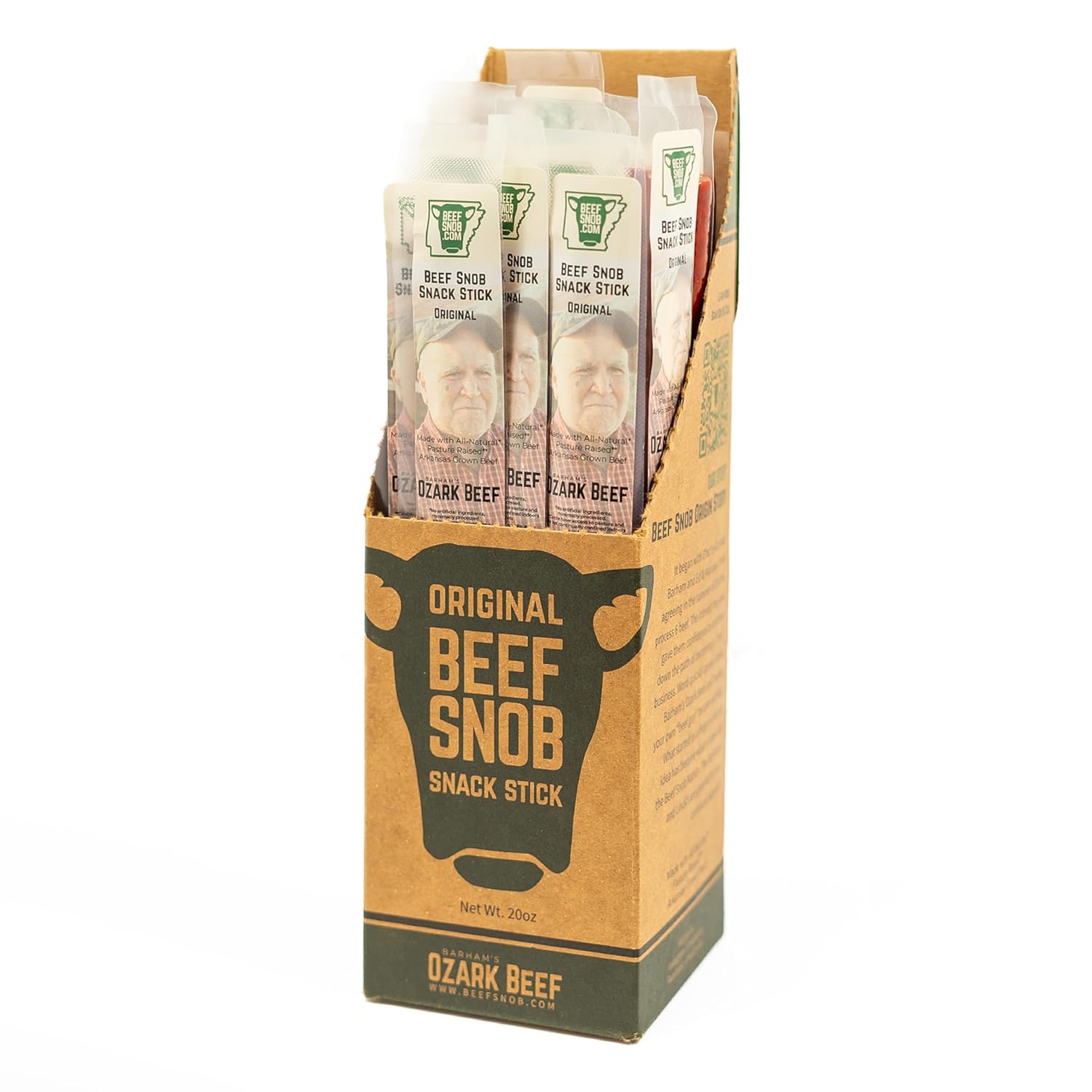 Beef Snob Snack Sticks - Original Flavor, High Protein Treats
