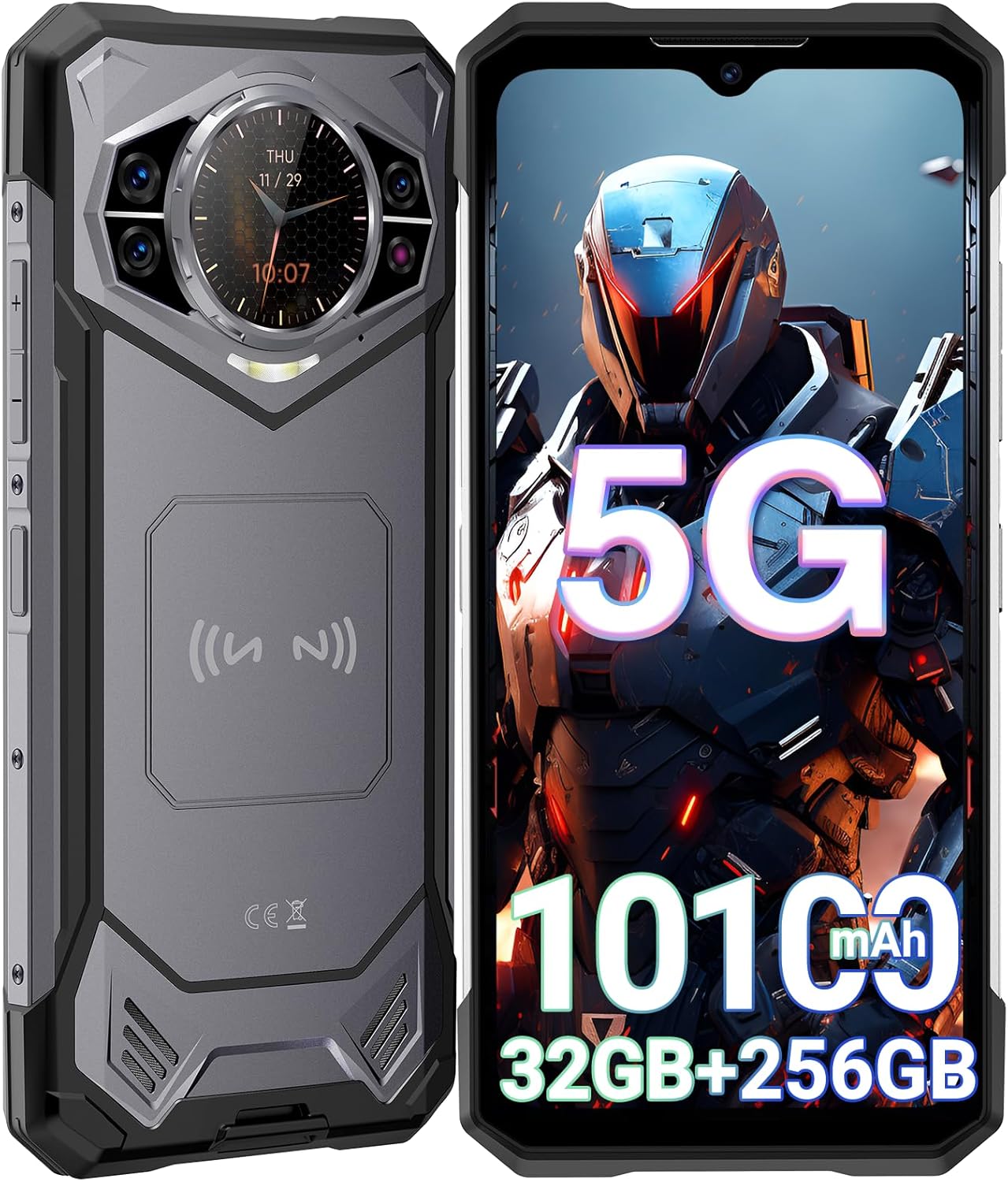 DOOGEE S200 Rugged Smartphone: 5G, 100MP Camera, 10100mAh Battery