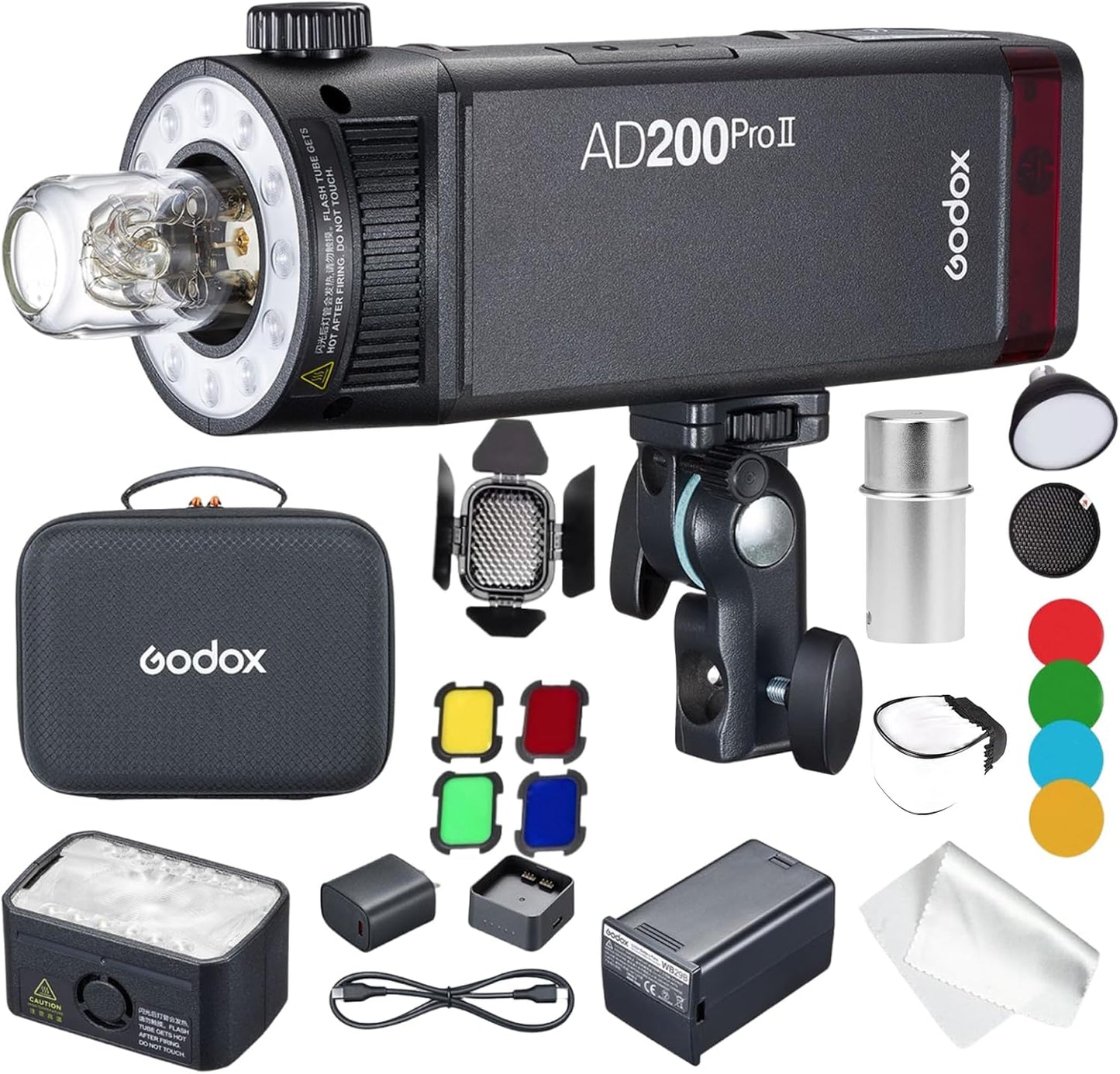 Godox AD200Pro II Flash Strobe: Compact Power for Photographers