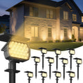 VOLISUN Solar Spotlight Outdoor - 12 Pack Warm White Landscape Spot