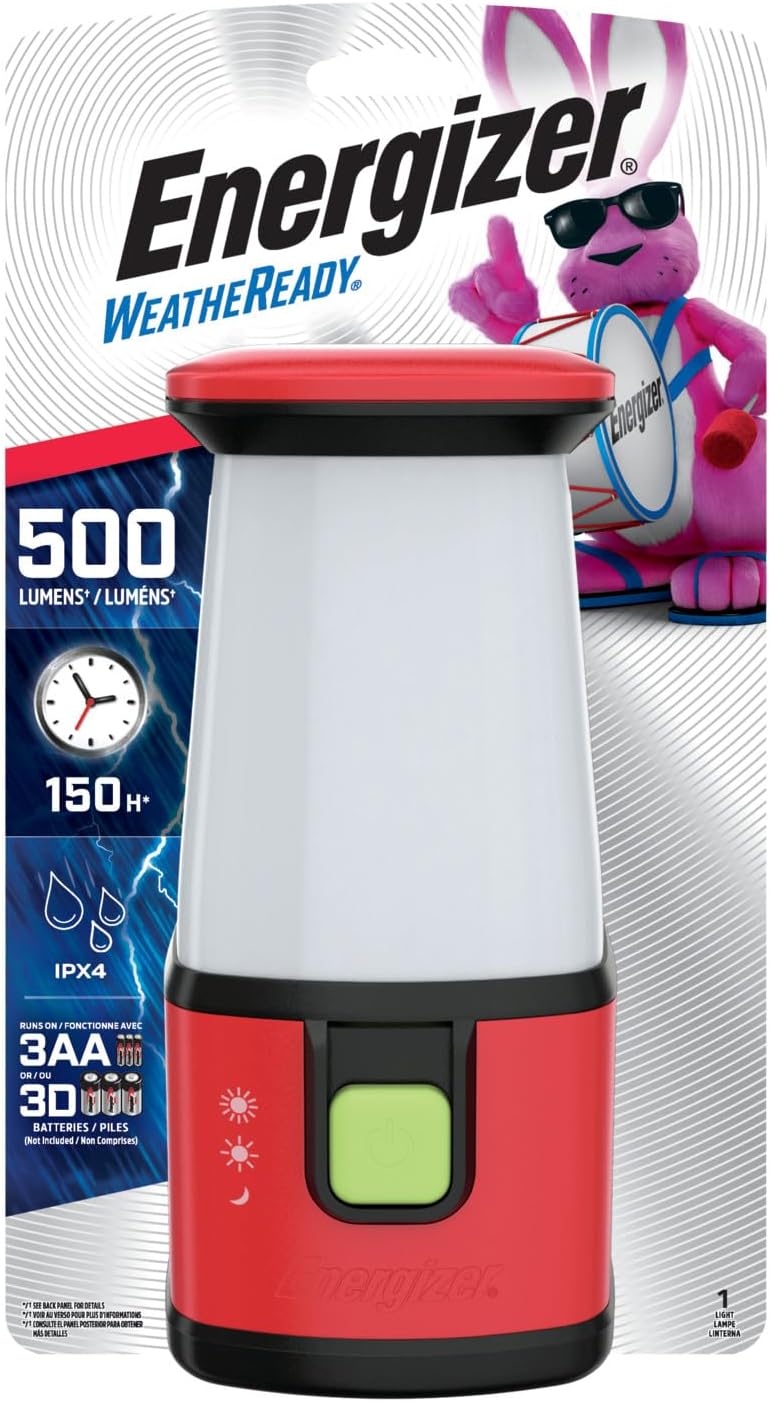 Energizer 500 Lumens LED Lantern: Reliable Camping Essential