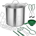 Stainless Steel Canning Kit 21.5Qt Water Bath Canner - Beginner