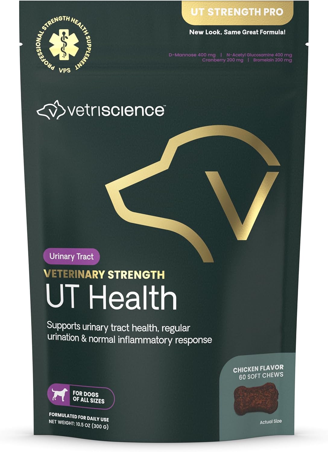 VETRISCIENCE Veterinary Strength UT Health Chews for Dogs