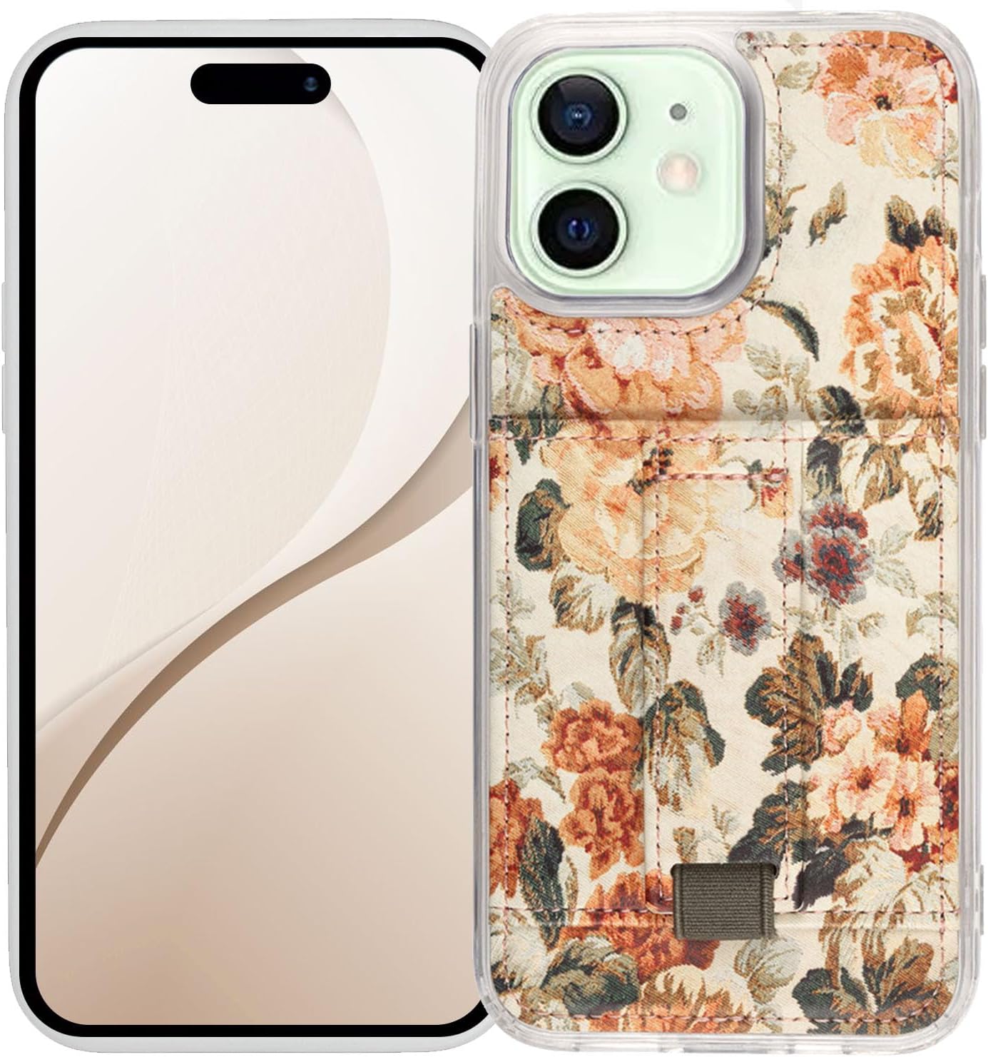 Aesthetic Wallet Phone Case for iPhone 12/12 Pro - Trendy Design