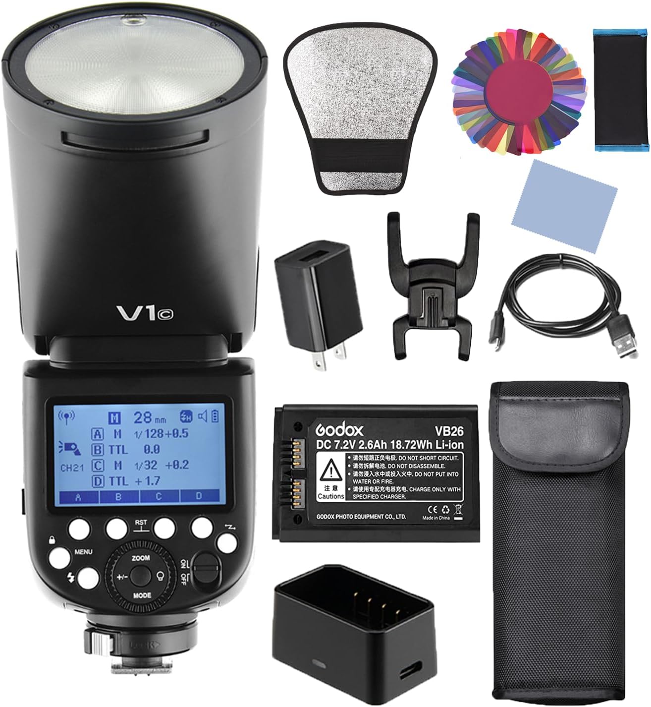 Godox V1C Camera Flash Speedlight for Canon EOS Series Photography