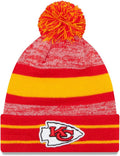 NFL Official Sport Knit Classic Cuffed Pom Beanie - Warm Team Hat