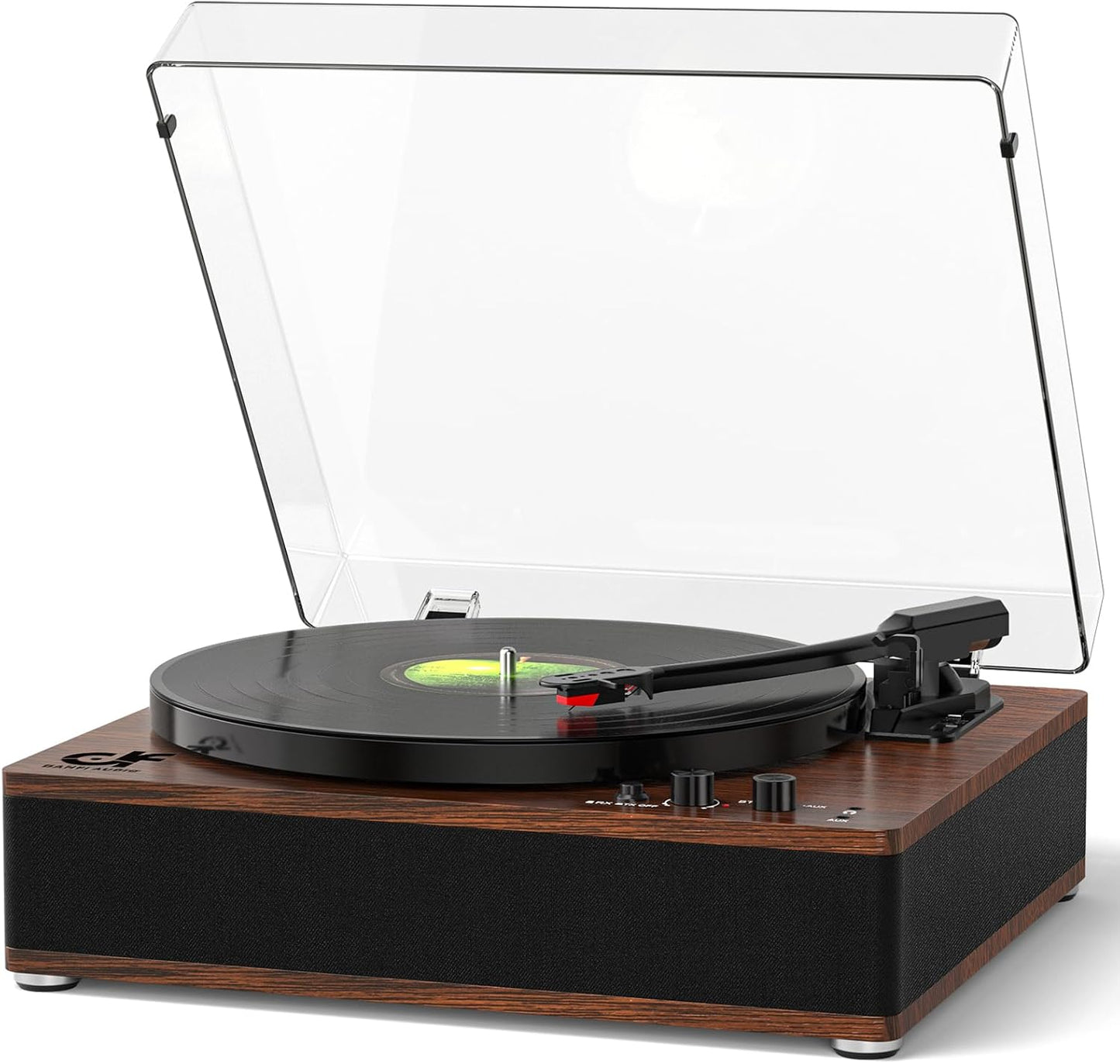 Bluetooth Record Player Turntable with Built-in Speakers and More