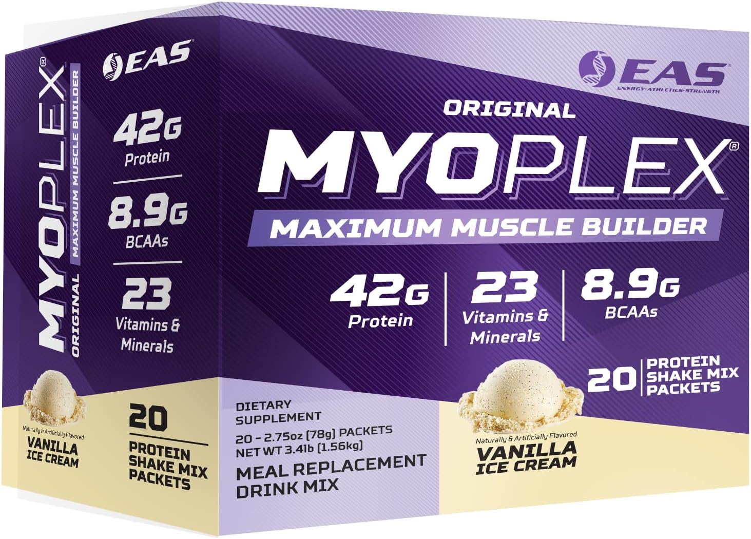 EAS Myoplex Maximum Muscle Builder Protein Drink Mix Review
