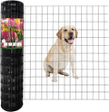 Black PVC Coated Welded Wire Fence 36 in x 50 ft - Garden Border