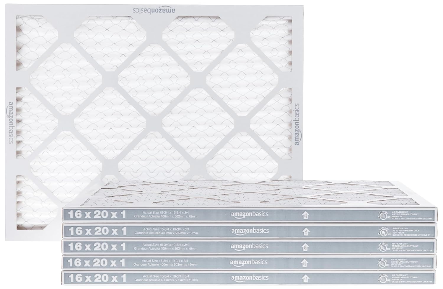 16x20x1 Air Filter 6 Pack for Enhanced Air Quality and Efficiency