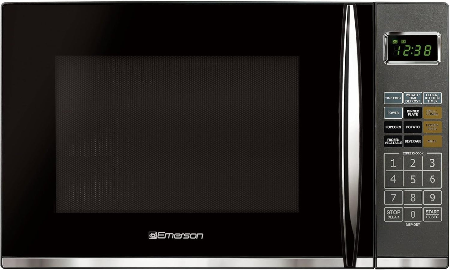 Emerson Microwave Oven: Griller, Timer, LED Display
