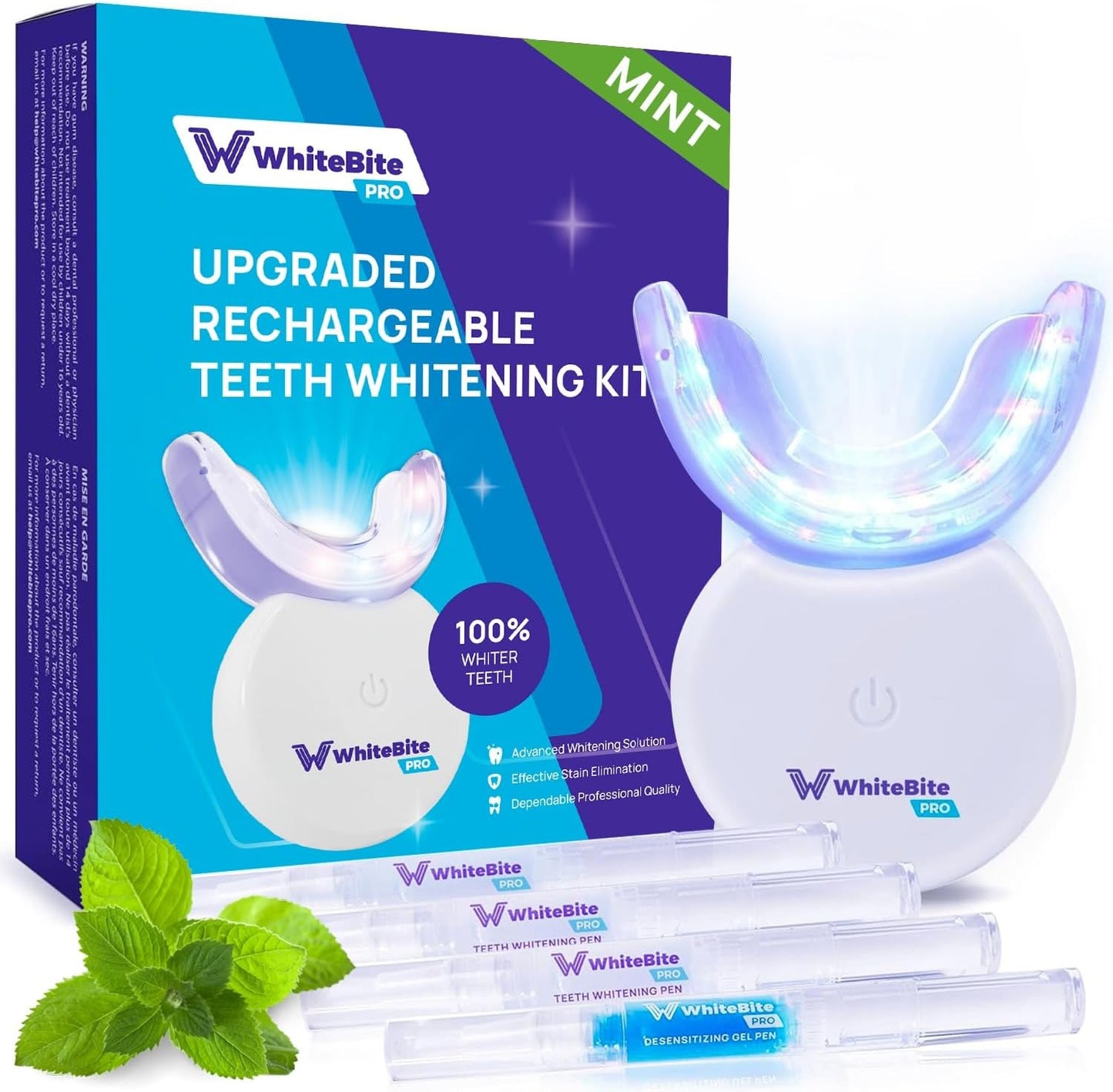 Whitebite Pro Teeth Whitening Kit for Sensitive Teeth at Home
