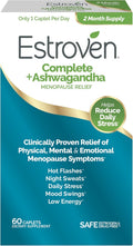 Estroven Complete + Ashwagandha Menopause Supplement - Multi-Symptom