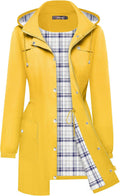 Bloggerlove Women's Windbreaker Jacket for Lightweight Rain Protection