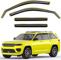 in-Channel Window Rain Guards Fit for Jeep Grand Cherokee 2-Row 2022
