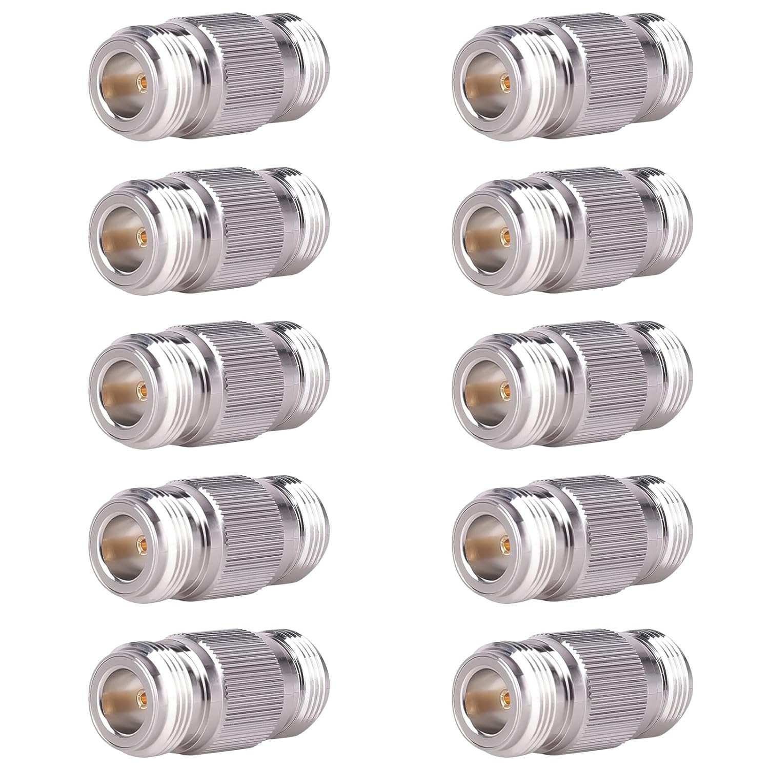 N Female to N Female Connector Adapter for RF Coax Cable Use