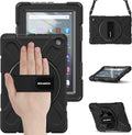Kindle Fire 7 Tablet Case 2022 Heavy Duty Shockproof - Rotating Strap