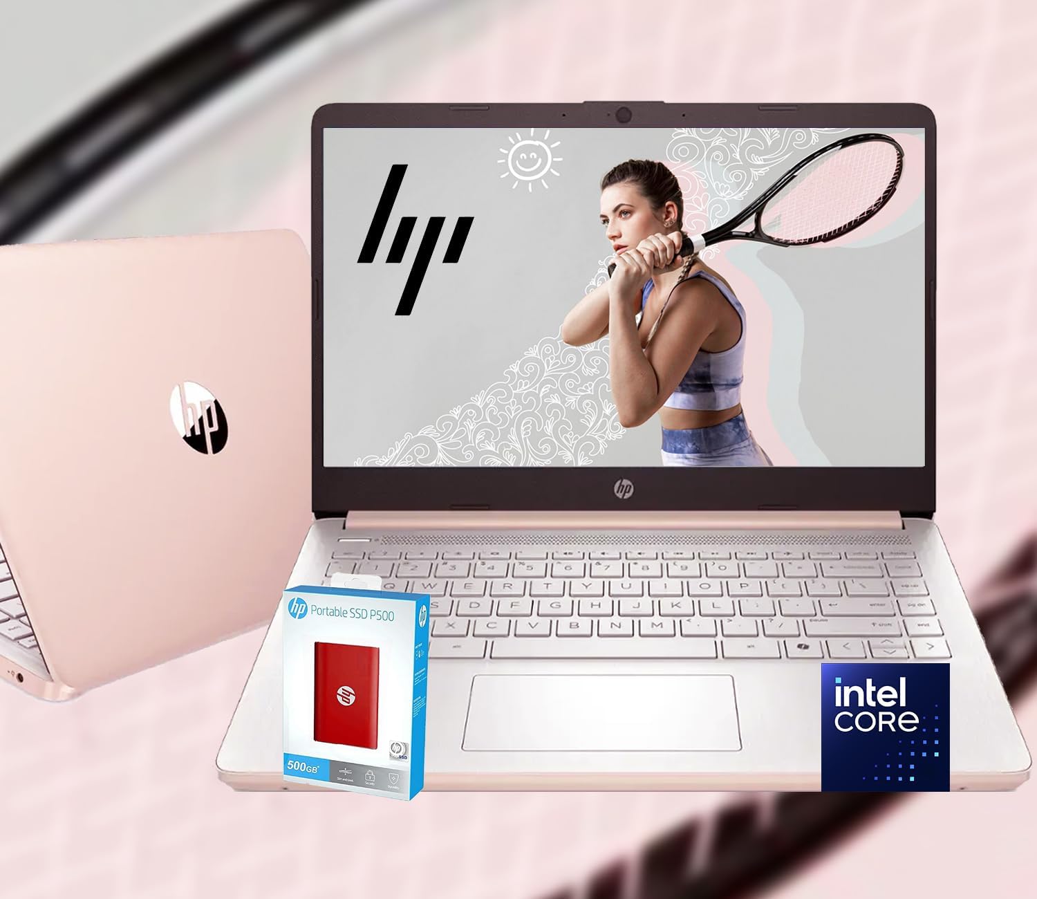 HP 14 Ultrabook with Microsoft 365 and AI Tools for Productivity