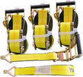 Ratchet Straps Heavy Duty 2in x 30ft 4PK - Durable Tie Down Straps