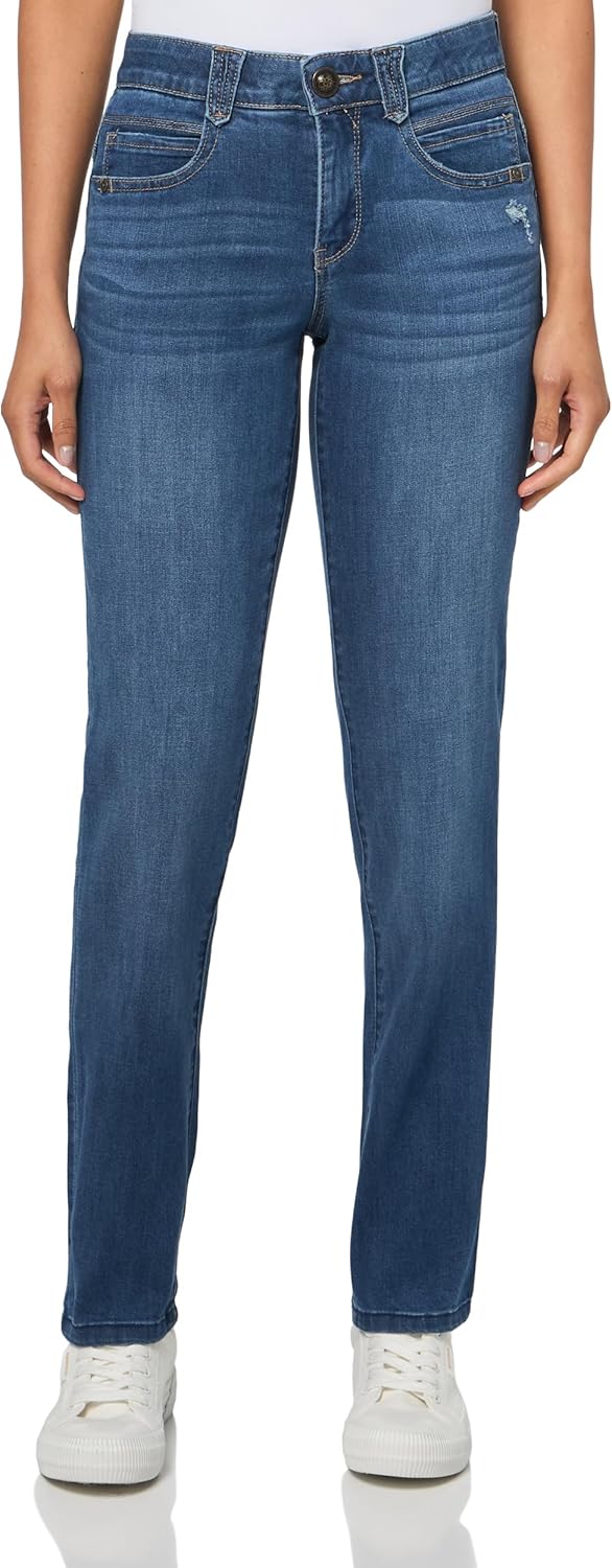 Democracy Women's Ab Solution Straight Leg Jean for All Shapes