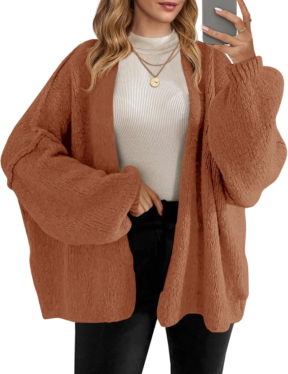 Saodimallsu Womens Oversized Cardigan Sweaters for Fall