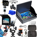 Zulamay Underwater Fishing Camera 4.3in Monitor - Night Vision Clarity