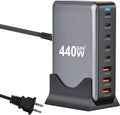 440W USB C Fast Charger Block 8-Port Charging Station - High Power Hub