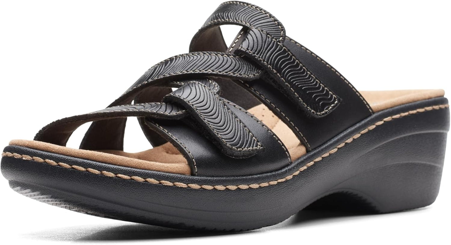 Clarks Women's Merliah Coral Heeled Sandal for Stylish Comfort