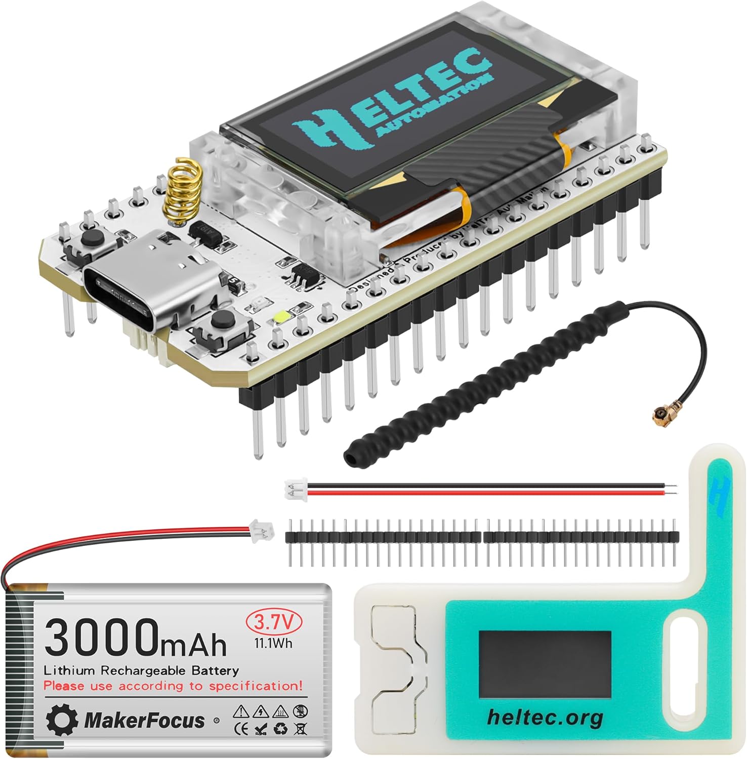 ESP32 LoRa V3 Development Board with Battery and Case