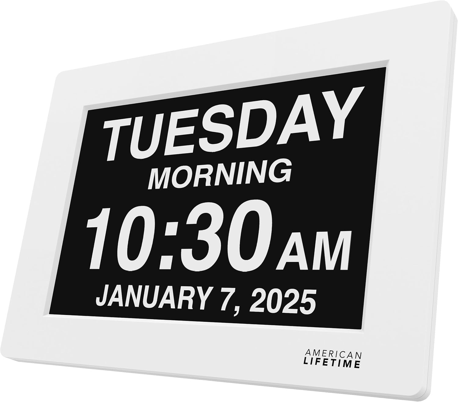 Large Digital Clock for Seniors with Custom Alarms and Clear Display