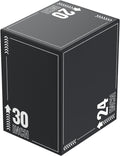 3-in-1 Foam Plyo Box with Non-Slip PVC Surface - Adjustable Heights